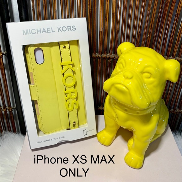 Michael Kors Accessories - Michael Kors iPhone XS MAX Leather case-Brand New
